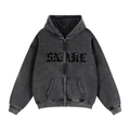 SNAKE Strength - fleece boxy hoodie
