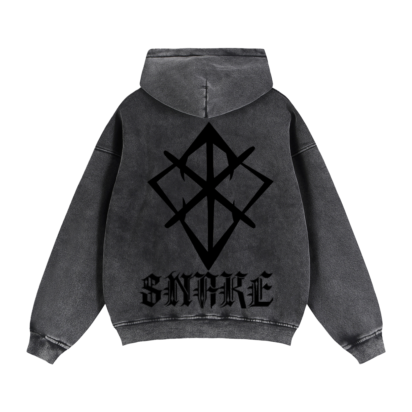 SNAKE Strength - fleece boxy hoodie